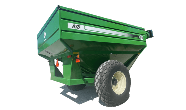 green farming cart